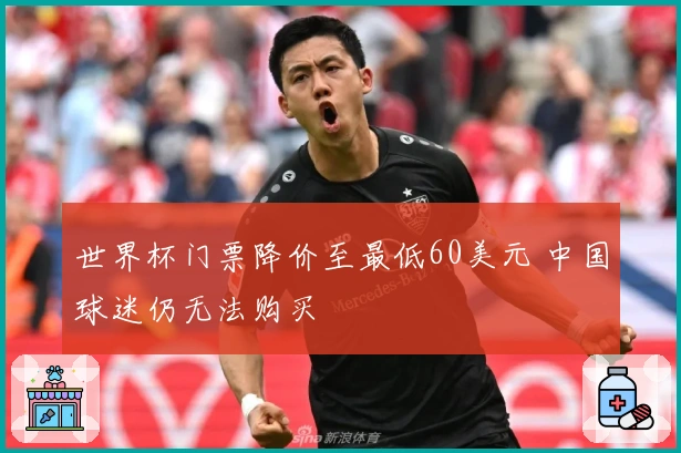 世界杯门票降价至最低60美元 中国球迷仍无法购买
