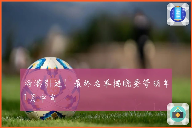 海港引进！最终名单揭晓要等明年1月中旬